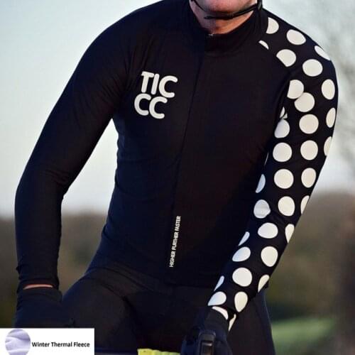 Best quality Mens Cycling Jersey Long Sleeve thermal fleece for cool Winter Bicycle Cycle Clothes rcc clothes pro fit