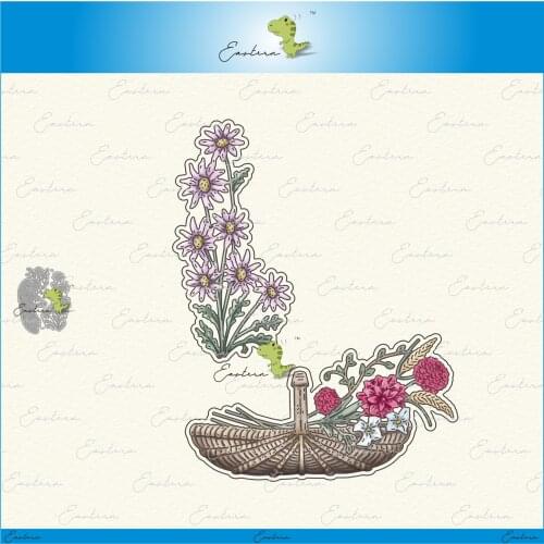 Country flower metal cutting dies 2021 new diy die molds Scrapbooking Paper Making die cuts crafts large die