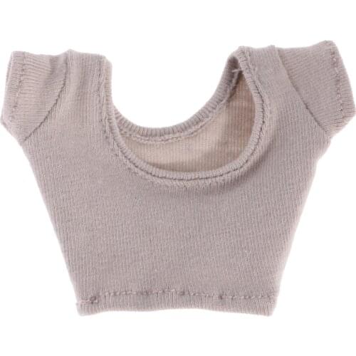 Fashion 1/6 Short Sleeve Crop Top T-Shirt Vest for Blyth 12'' Female Figure Body 1:6 Doll Clothes Dolls Accessories Girl Gift