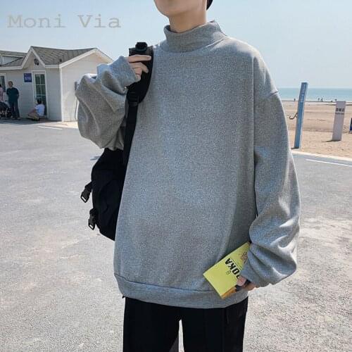 Monivia Men's Sweatshirts With Collar