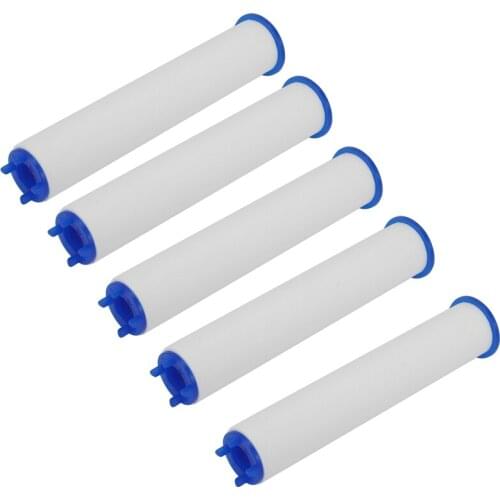 New 5 Pieces of High Pressure Hand-Held Water Shower Filter Bathroom Bath Shower Filter Core Water Purification