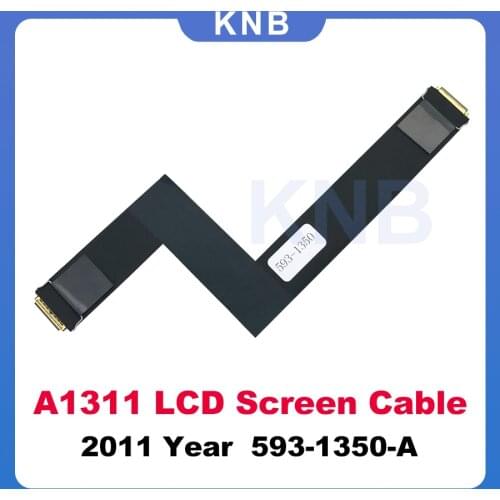 New LCD LVDS Screen Video Cable Display Cable 593-1350 593-1350B For iMac 21.5" A1311 Mid 2011 Year