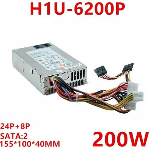 New PSU For Zippy Emacs Small 1U 200W Power Supply H1U-6200P H1U-6150P H1U-6250P