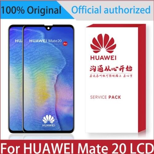 Original 6.53'' Display For Huawei Mate 20 LCD HMA-L09 HMA-L29 Touch Screen Digitizer Assembly Repair Replacement With Frame