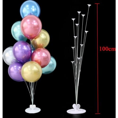 7 /11Tube Birthday Party Support Balloon Stand Wedding Decor Floating Table Balloon Column Holder Globos Baby Shower Supplies