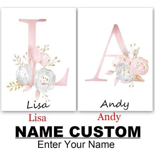 Full Square Round 5D DIY Diamond Painting Name And Photo Custom Cross Stitch Letter Diamond Embroidery Customized Birthday Gifts