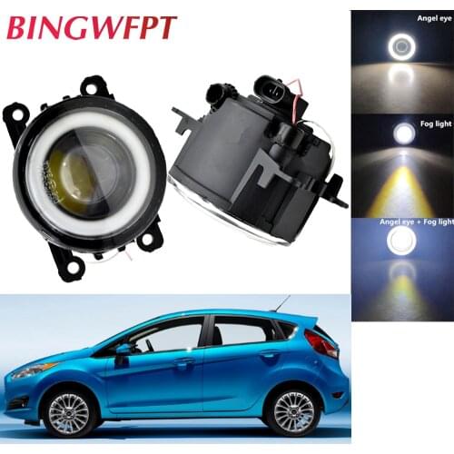 Two-in-one LED Front Bulb Fog Light Angel Eye For Focus Fiesta Explorer EcoSport Transit Mondeo Edge Ka Ranger Fusion