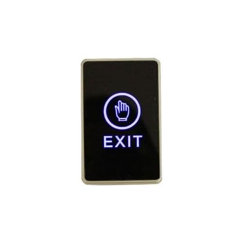 3PCS Bule Backlight Touch Exit Button Infrared Contactless Door Release Switch for Access Control System