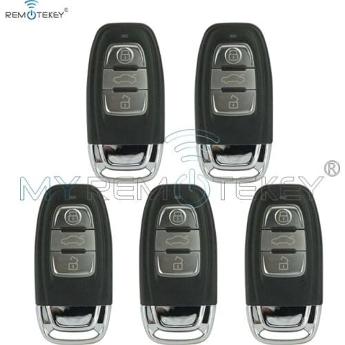 Remtekey 5pcs Smart car Key 3 button 868Mhz 8T0959754C for Audi A4 A5 A6 S4 S5 Q5 SQ5 8T0 959 754C 2007 - 2013