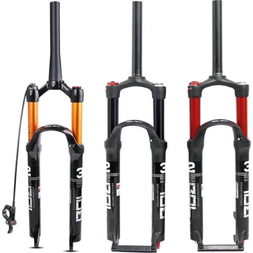 MTB Bicycle Fork Front Air Suspension 26/27.5/29Inch Mountain Bike 32 RL100mm Magnesium Alloy Fork For Bicycle Accessory