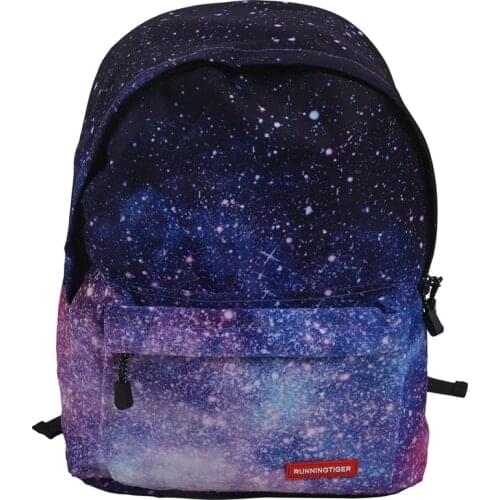 Women Canvas Backpack Stylish Galaxy Star Universe Space Backpack Girls School Backpack