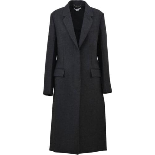 Office Lady New Woolen Coat Jacket 2020 Women Winter Coat New Medium Length Fashion Woolen Outwear Elegant Overcoat XXL