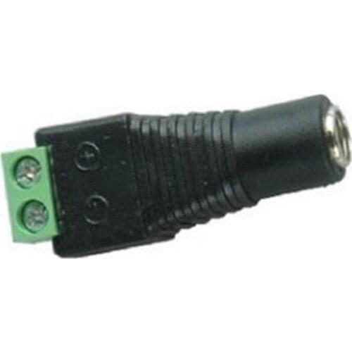 1Pcs 2.1 x 5.5mm 12*24V green DC Power LED strip Female Plug Jack Adapter Connector Plug