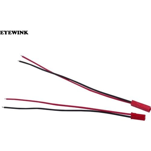 100 Pairs (200pcs) 2 Pin JST SYP LED Connecting Cable Terminal Female Male Terminal Connector 24Awg 10cm