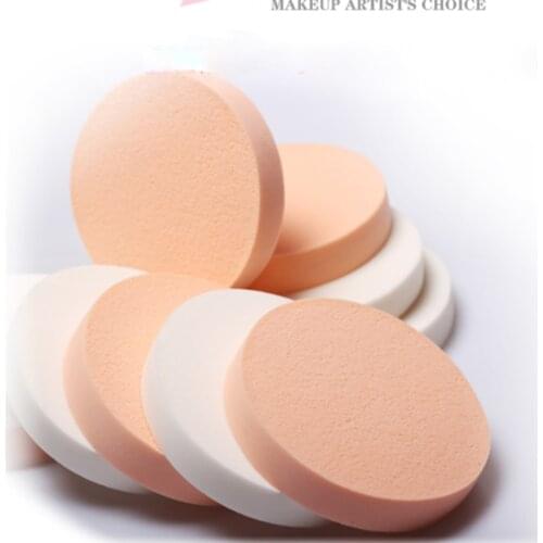 50pcs 90mm big round makeup foundation sponge puff powder puff cosmetic make up face care tools