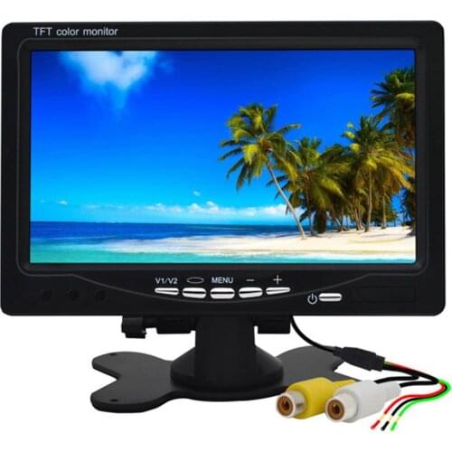 7 Inch Car Headrest Display Monitor Rear View Display And Wifi Rearview Reverse Backup Camera Car Tv Display