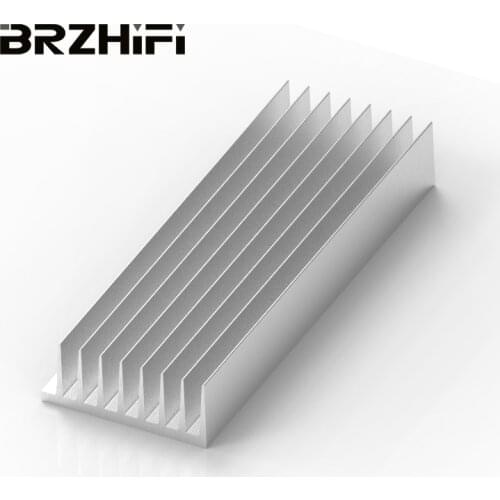 BRZHIFI Customized Cutting 6061 Aluminum Profile Dense Teeth Heat Sink For Electronic and Industrial Equipment Heat Dissipation