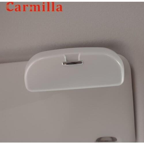 Carmilla Car Glasses Box Case Holder for Jeep Grand Cherokee Compass Commander Wrangler SAHALA Patriot Gladiator Renegade