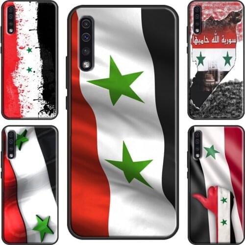 Syria Syrian Flag Case For Samsung S20 S9 S10 Plus Note 20 Ultra Galaxy A70 A50 A71 A51 A40 A10 A20e A21S
