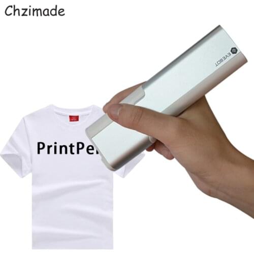 Chzimade Portable Printpen Printer Inkjet Pen Mini Handheld Printer Machine Tattoo Printing Machine Diy Scrapbooking Paper Craft