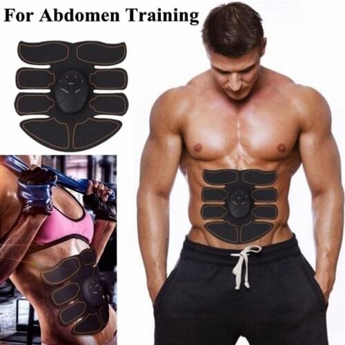 EMS Muscle Trainer 8 PCS Of Abdominal Muscle Patch Smart Fitness Equipment Outdoor Office Home Fitness Lazy Fitness Stickers