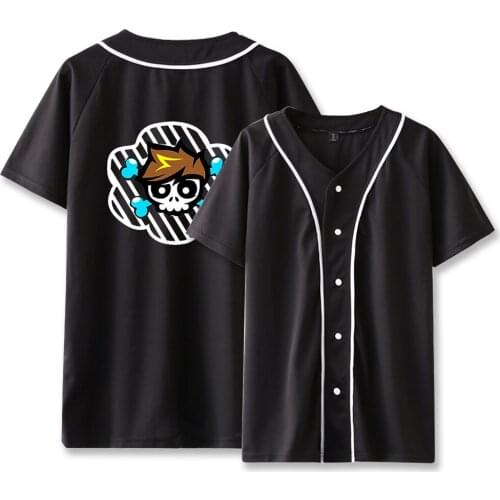 Anime Crainer Baseball T Shirts Men/women Summer Short Sleeve T-shirt Hot Sale Fashion Streetwear Clothes Kawaii Hip Hop Tops