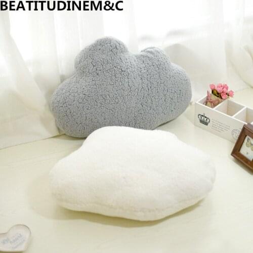 1Pcs 55cm Nordic Style Soft Cloud Pillow, Plush Toys, Cushions, Home Sofa Bay Window Decoration