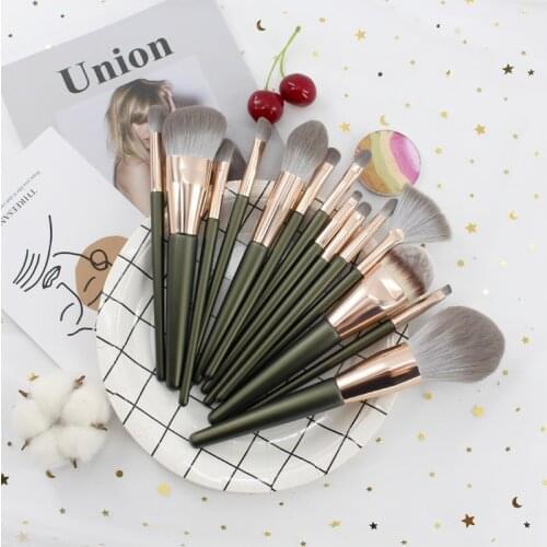 14 Pcs Makeup Brush Sets Profession Eyeliner Eyeshadow Powder Brush Eyebrow Lip Brush Beauty Make up Tools Kit