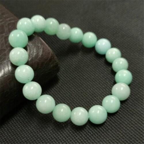 Charm Beaded Bracelet 8 mm Amazon Natural Stone Beads Handmade Energy Bracelets for Men and Women Jewelry Bracelet Gifts
