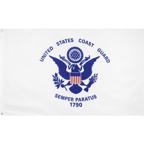3 by 5 ft polyester united states of american Military USCG coast guard Flag