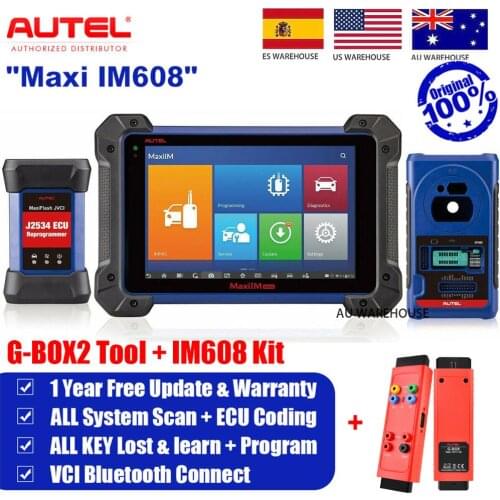 Autel IM608 key programmer car key programmer ECU programmer car diagnostic tool Obd2 scanner escaner automotriz profesional