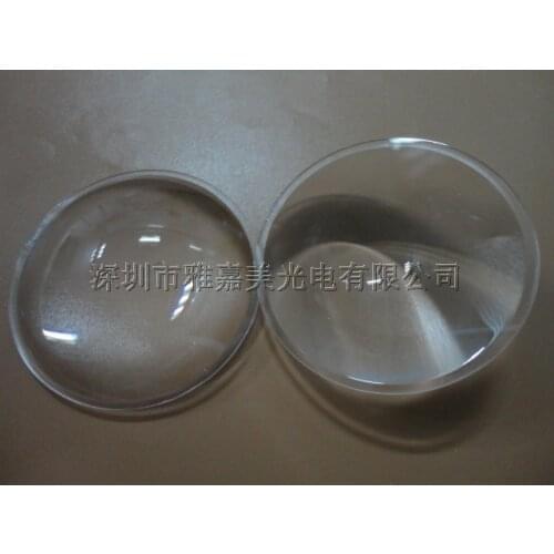 Power LED lens diameter 45mm Plastic Plano Convex lens,led optical lens,Led reflector lens