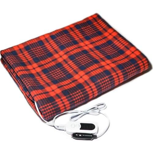 12V Heated Smart Multifunctional Travel Electric Blanket Three-gear Control with Smart Switch for Car Truck Boats