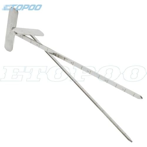 1PC 0-175mm 7inch Steel Depth Vernier Caliper Depth Gauge Meter Ruler Caliper Measuring Tool Moto Truck