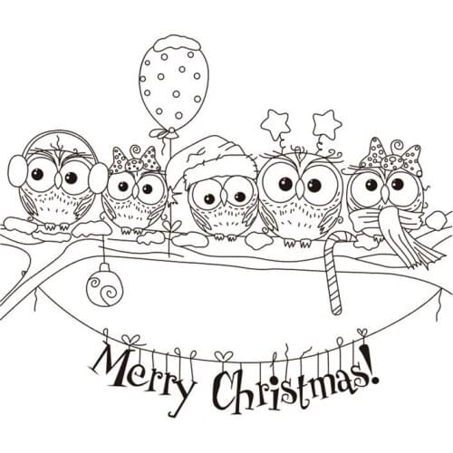 10x8 a lot of birds New Transparent Clear Rubber Stamp Sheet Cling Scrapbooking Photo Album PaperCard DIY Craft