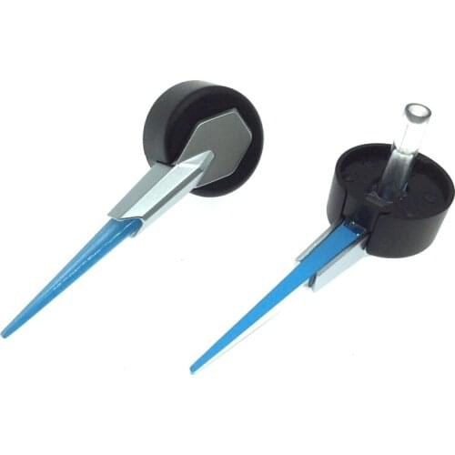 2pcs 1.2mm hole 39mm Car instrument meter pointer blue shaft standard light guide pointer cluster