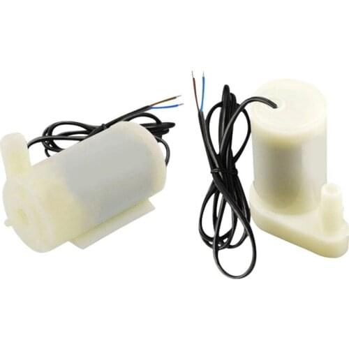 3V DC Water Pump Aquarium Horizontal Submersible Pump Small Fountain 100L / H Plastic Electronic Components Hot