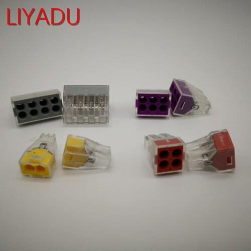 50PCS PCT-102 PCT-104 PCT-106 PCT-108 Two hole quick connector wire connector hard wire terminal connector