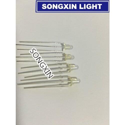 500pcs LED 3mm Round Diffused Red&Green two Color Common Anode LED Diode Light Emitting Diode RED/YELLOW GREEN R-YG Bi-color 005