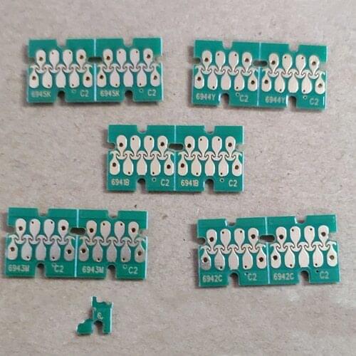 6PCS NEW T6941 T6942 T6943 T6944 T6945 T6193 Cartridge Chip For Epson SureColor T3000 T3070 T5070 T7070 T3200 T5200 T7200