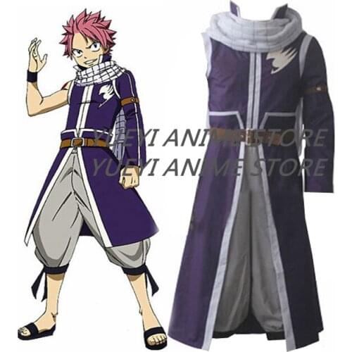 Anime Fairy Tail Natsu Dragneel Halloween Cosplay Costume