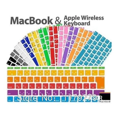 Japanese Keyboard Cover for MacBook Pro 13 15 17 Unibody and Protector for Mac Book Air Retina 13.3 15.4 Japan Keyboard