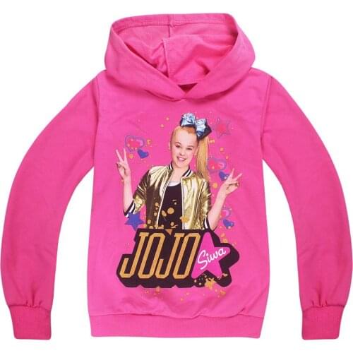 2020 Siwa Kids Girls Hoodie Long Sleeve Hooded Sweatshirt Pullover Toddlers Baby Sweat Graphic Tops Children Fall Outfit