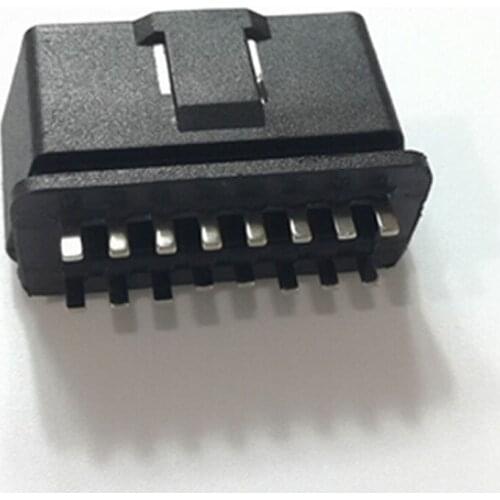 OBD 2 16 Pin Obd Shell Connector Diagnostic-tool Obd2 16pin Adaptor Eobd2 Obdii J1962 Connector Obdii Plug