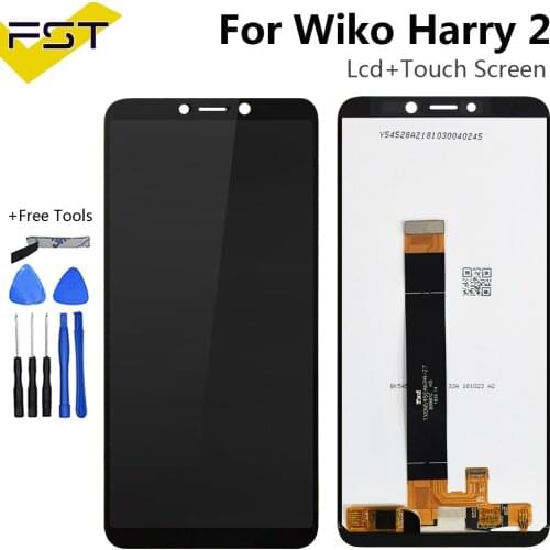 For wiko harry 2 LCD Display and Touch Screen Digitizer Assembly Replacement +Tools + Adhesive For wiko harry 2 Lcd Glass Panel