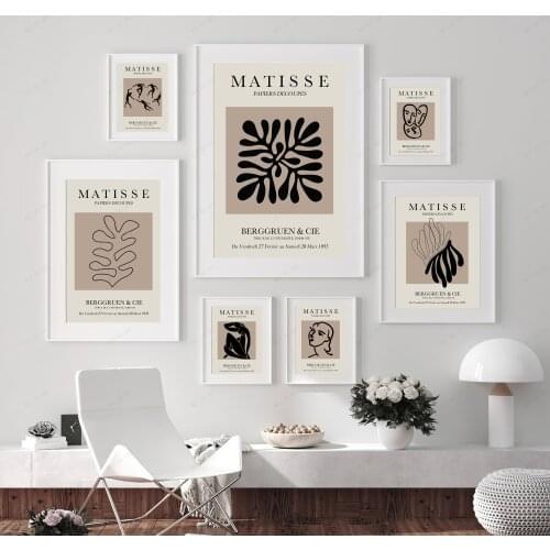 Home Decor WallArt MATISSE PRINT Matisse Exhibition Poster , Matisse Poster Print, Canvas Print Picture