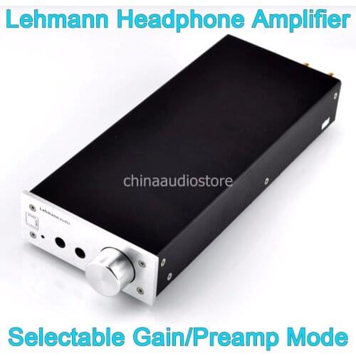 2017 LEHMANN Linear Amplifier Headphone Amplifier 1:1 Replica For Head-Fi Selectable Gain Dual Output,115V/230V Power In