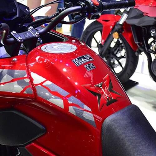 Motorcycle Non-Slip Fuel 3D Tank Pad Sticker Protection Decorative Decal For HONDA CB500X cb500x CB 500X