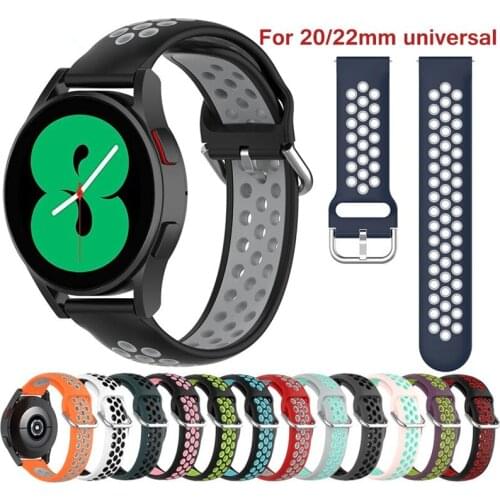 Soft Silicone Strap For Samsung Galaxy Watch 4 classic 46mm 42mm wrist Band For Galaxy watch4 44mm 40mm Watchband Bracelet