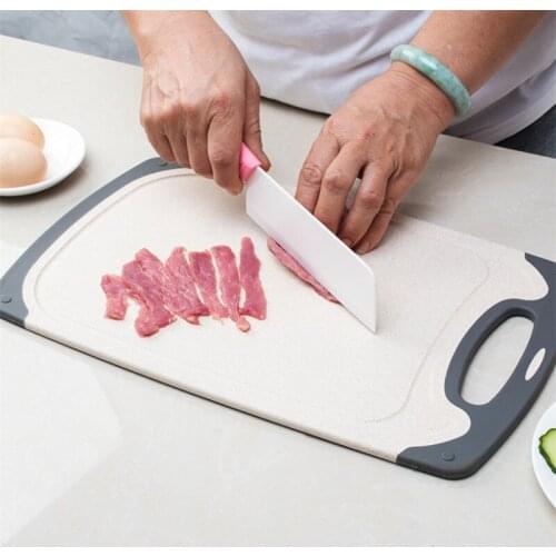 Creative Wheat Straw Non-Slip Hangable Chopping Board Multifunctional Heat-Resistant Eco-Friendly Cutting Boards Kitchen Tools